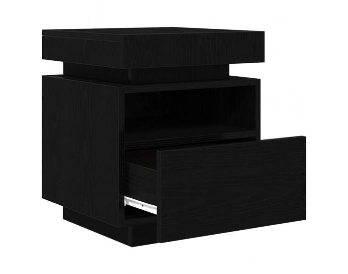 Sonata H Нощно шкафче Черен дъб 40 x 39 x 48.5 см Инженерно дърво