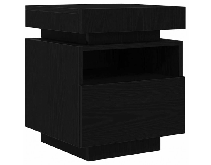 Sonata H Нощно шкафче Черен дъб 40 x 39 x 48.5 см Инженерно дърво