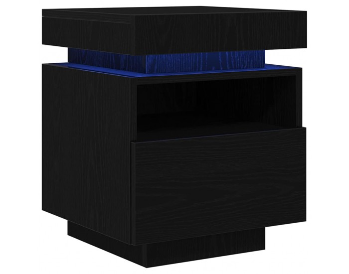 Sonata H Нощно шкафче Черен дъб 40 x 39 x 48.5 см Инженерно дърво