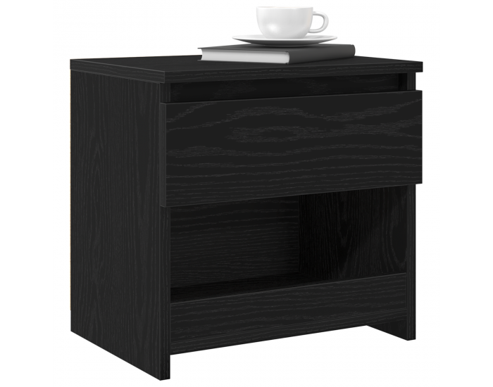 Sonata H Нощен шкаф 2 pcs Черния дъб 40 x 30 x 39 см Инженерно дърво