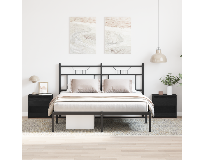 Sonata H Нощен шкаф 2 pcs Черния дъб 40 x 30 x 39 см Инженерно дърво