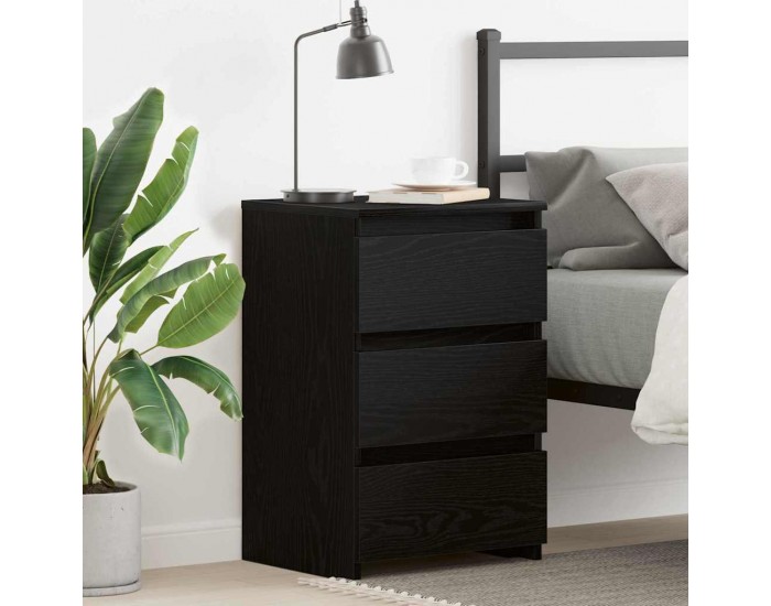 Sonata H Нощен шкаф Черен дъб 40 x 35 x 62.5 см Инженерно дърво