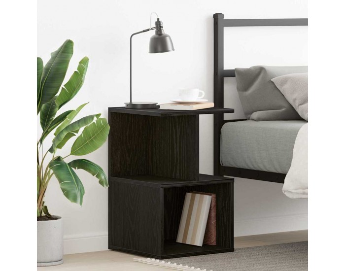 Sonata H Нощен шкаф Черен дъб 35 x 35 x 55 см Инженерно дърво