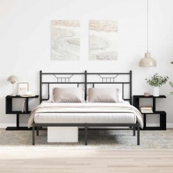 Sonata H Нощен шкаф 2 pcs Черен дъб 50 x 30 x 51,5 см Инженерно дърво - Нощни шкафчета