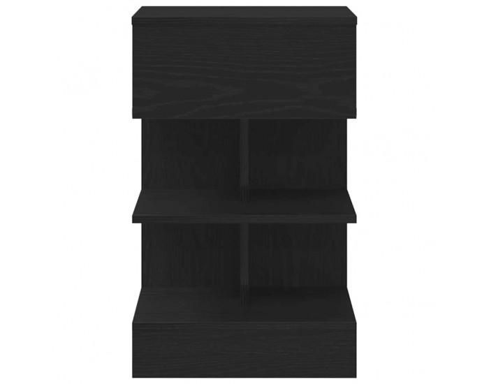 Sonata H Нощен шкаф с чекмедже Черен дъб 40 x 35 x 65 см Инженерно дърво