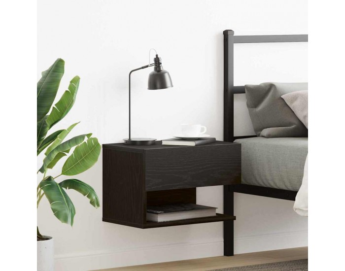 Sonata H Нощен шкаф Черен дъб 46 x 29.5 x 30 см Инженерно дърво