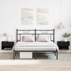 Sonata H Нощен шкаф 2 pcs Черен дъб 46 x 29.5 x 30 см Инженерно дърво - Нощни шкафчета