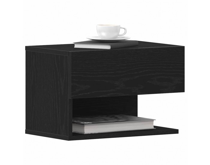 Sonata H Нощен шкаф 2 pcs Черен дъб 46 x 29.5 x 30 см Инженерно дърво