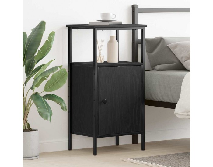Sonata H Нощен шкаф Черен дъб 41 x 31 x 80 см Инженерно дърво