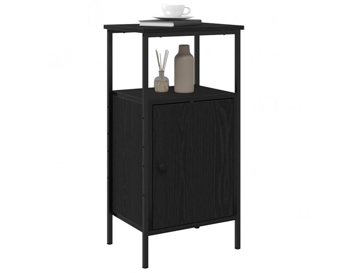 Sonata H Нощен шкаф Черен дъб 41 x 31 x 80 см Инженерно дърво