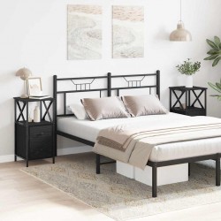 Sonata H Нощно Шкафче с чекмедже 2 pcs Черен дъб 34 x 35.5 x 70 см - Нощни шкафчета