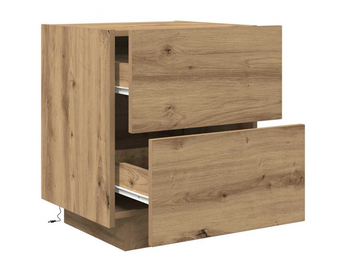 Sonata H Нощен шкаф с чекмедже 2 pcs дъб артизан