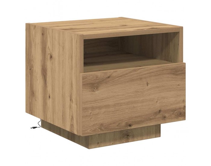 Sonata H Нощно шкафче 2 pcs дъб артизан 40 x 39 x 37 см Инженерно дърво