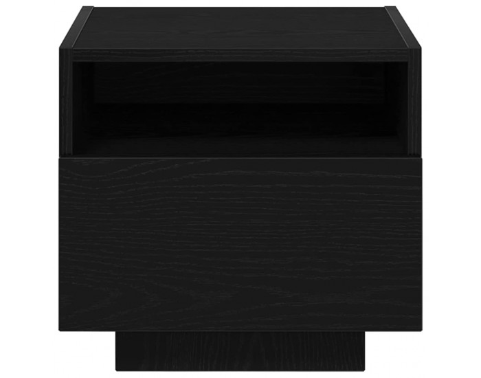 Sonata H Нощно шкафче Черен дъб 40 x 39 x 37 см Инженерно дърво