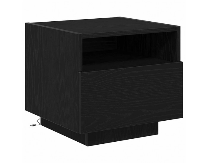 Sonata H Нощно шкафче 2 pcs Черен дъб 40 x 39 x 37 см Инженерно дърво