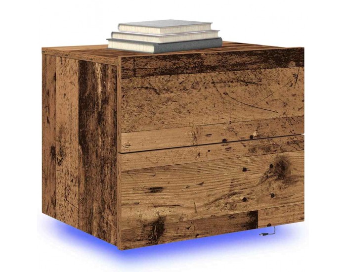 Sonata H Стенен шкаф за нощно шкафче 2 pcs Старо дърво 50 x 39 x 41 cm