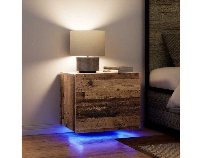 Sonata H Стенен шкаф за нощно шкафче 2 pcs Старо дърво 50 x 39 x 41 cm