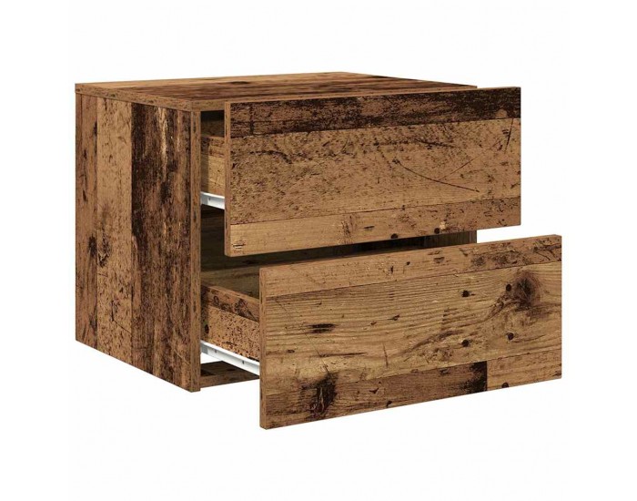 Sonata H Стенен шкаф за нощно шкафче 2 pcs Старо дърво 50 x 39 x 41 cm