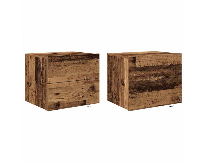 Sonata H Стенен шкаф за нощно шкафче 2 pcs Старо дърво 50 x 39 x 41 cm