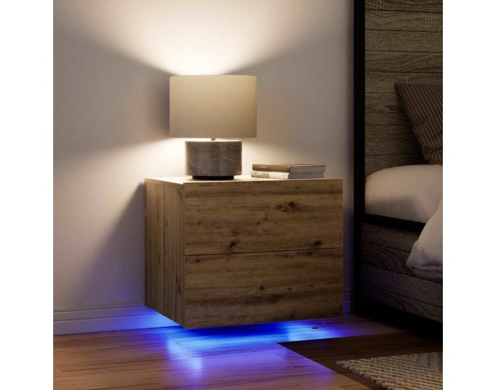 Sonata H Стенен шкаф за нощно шкафче 2 pcs дъб артизан 50 x 39 x 41 cm Sonata H Стенен шкаф за нощно шкафче 2 pcs дъб артизан 50 x 39 x 41 cm