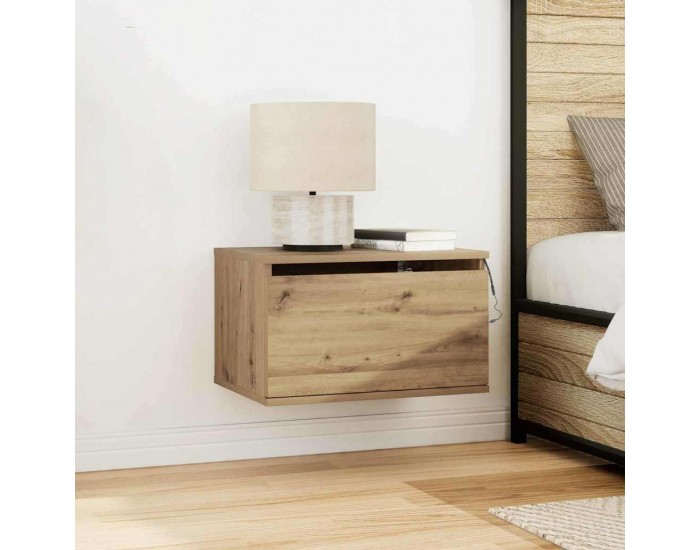 Sonata H Стенен шкаф за нощно шкафче 2 pcs дъб артизан 50 x 36 x 30 см