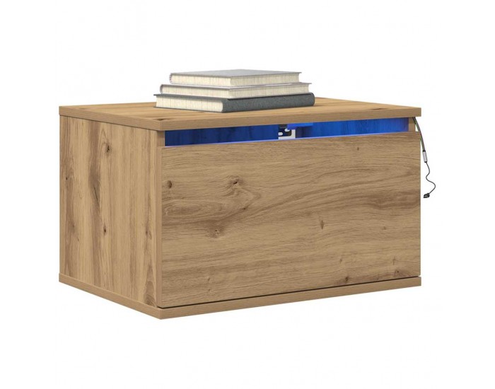 Sonata H Стенен шкаф за нощно шкафче 2 pcs дъб артизан 50 x 36 x 30 см