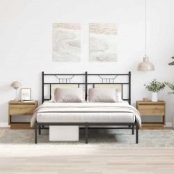 Sonata H Нощна маса 2 pcs дъб артизан 45 x 34 x 44 см Инженерно дърво - Нощни шкафчета