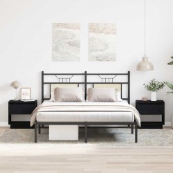 Sonata H Нощна маса 2 pcs Черен дъб 45 x 34 x 44 см Инженерно дърво - Нощни шкафчета