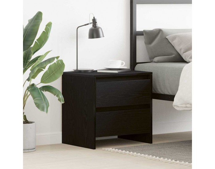 Sonata H Нощен шкаф Черен дъб 45 x 34 x 44.5 см Инженерно дърво