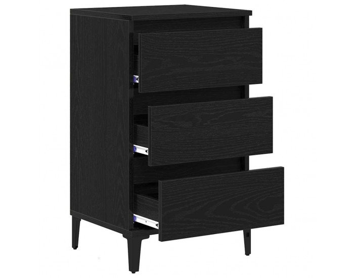 Sonata H Нощен шкаф Черния дъб 40 x 35 x 70 см Инженерно дърво