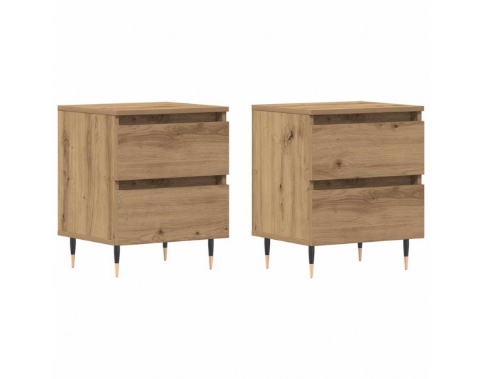 Sonata H Нощен шкаф 2 pcs дъб артизан 40 x 35 x 50 см Инженерно дърво Sonata H Нощен шкаф 2 pcs дъб артизан 40 x 35 x 50 см Инженерно дърво