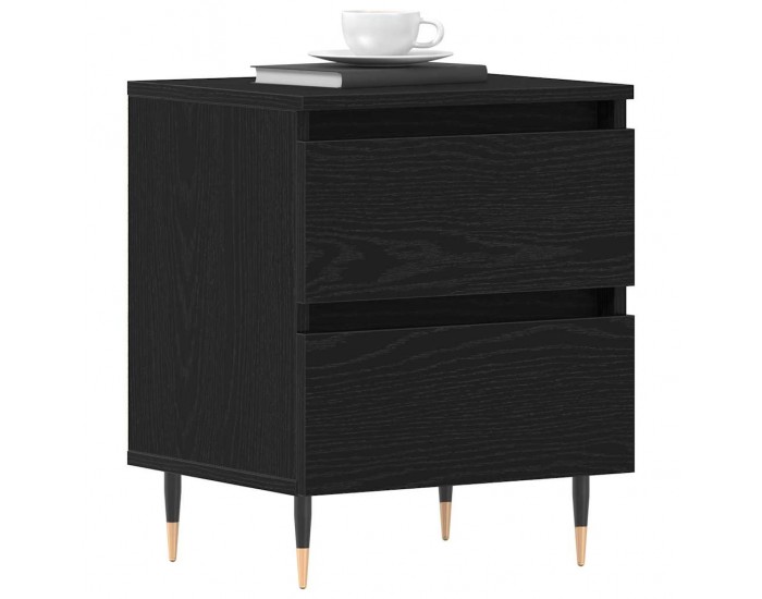 Sonata H Нощен шкаф 2 pcs Черен дъб 40 x 35 x 50 см Инженерно дърво