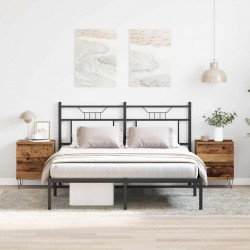 Sonata H Нощен шкаф 2 pcs Старо дърво 40 x 35 x 50 см Инженерно дърво - Нощни шкафчета