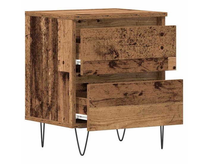 Sonata H Нощен шкаф 2 pcs Старо дърво 40 x 35 x 50 см Инженерно дърво