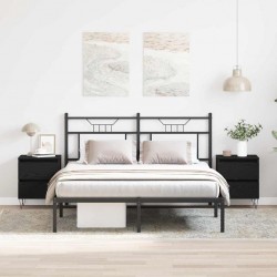 Sonata H Нощен шкаф 2 pcs Черен дъб 40 x 35 x 50 см Инженерно дърво - Нощни шкафчета