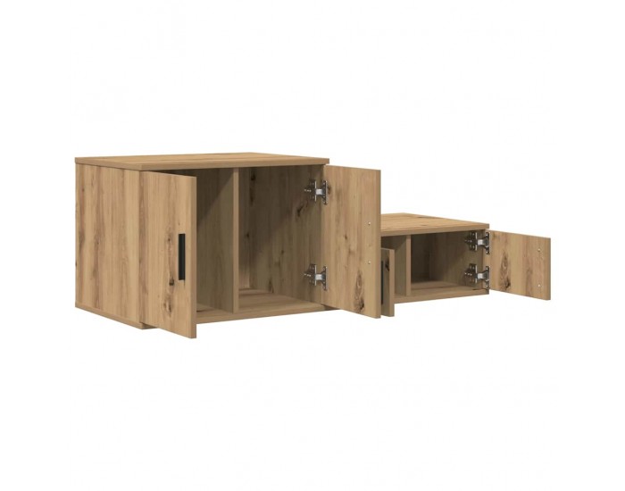 Sonata H Шкаф за съхранение дъб артизан 127 x 41 x 40 см Инженерно дърво Sonata H Шкаф за съхранение дъб артизан 127 x 41 x 40 см Инженерно дърво