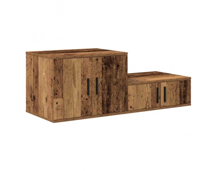 Sonata H Шкаф за съхранение Старо дърво 118 x 41 x 40 см Инженерно дърво