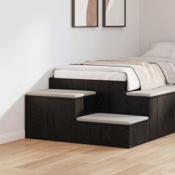 Sonata H Шкаф за съхранение Черен дъб 108 x 41 x 40 см Инженерно дърво - Нощни шкафчета