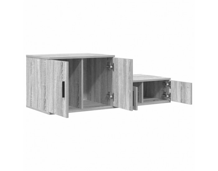 Sonata H Шкаф за съхранение Сив сонома 108 x 41 x 40 см Инженерно дърво