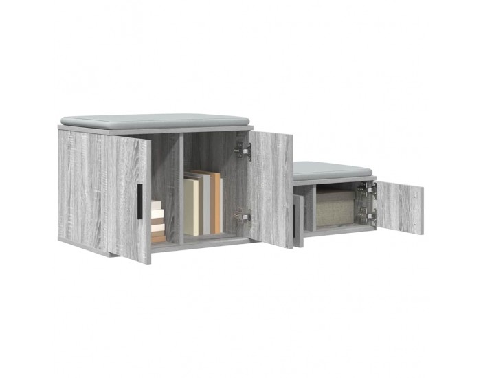 Sonata H Шкаф за съхранение Сив сонома 108 x 41 x 40 см Инженерно дърво