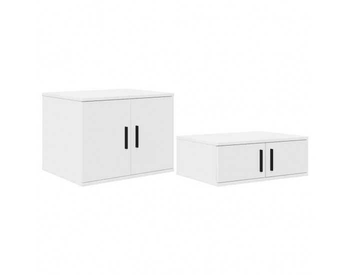 Sonata H Шкаф за съхранение Бяло 103 x 41 x 40 см Инженерно дърво