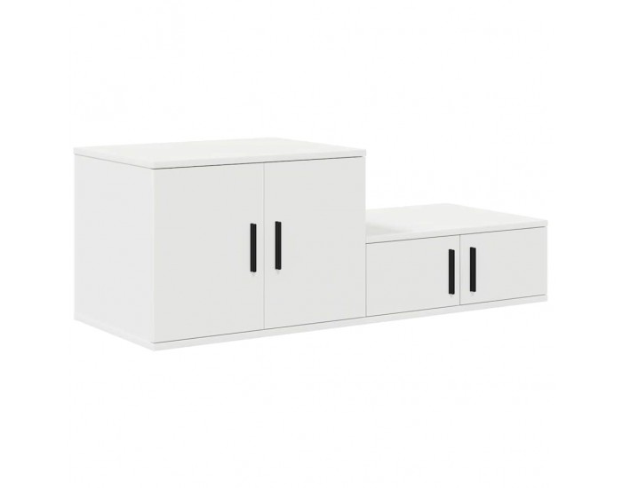 Sonata H Шкаф за съхранение Бяло 103 x 41 x 40 см Инженерно дърво