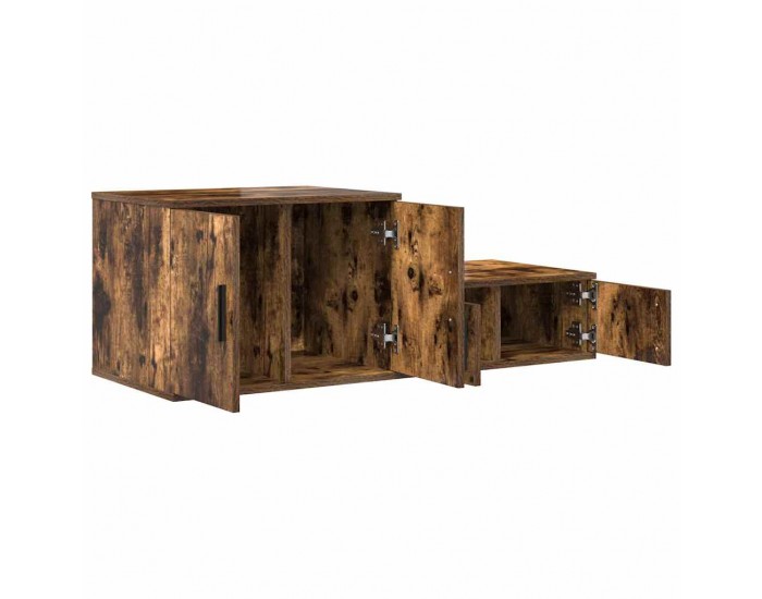 Sonata H Шкаф за съхранение Опушен дъб 103 x 41 x 40 см Инженерно дърво Sonata H Шкаф за съхранение Опушен дъб 103 x 41 x 40 см Инженерно дърво