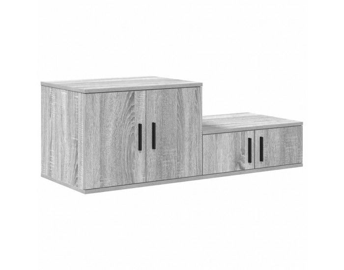 Sonata H Шкаф за съхранение Сив сонома 103 x 41 x 40 см Инженерно дърво