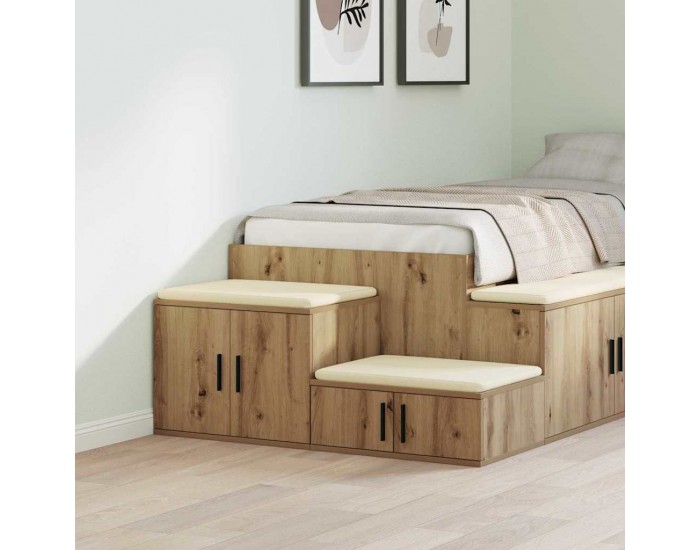 Sonata H Шкаф за съхранение дъб артизан 103 x 41 x 40 см Инженерно дърво Sonata H Шкаф за съхранение дъб артизан 103 x 41 x 40 см Инженерно дърво