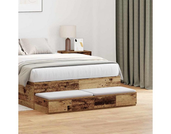 Sonata H Чекмеджета за легло с чекмедже Старо дърво 120 x 36.5 x 16.5 см