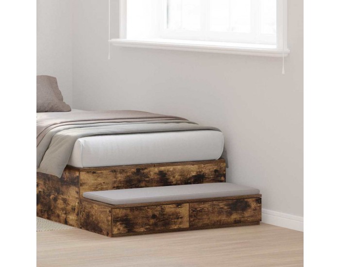 Sonata H Чекмеджета за легло с чекмедже Опушен дъб 75 x 36.5 x 16.5 см