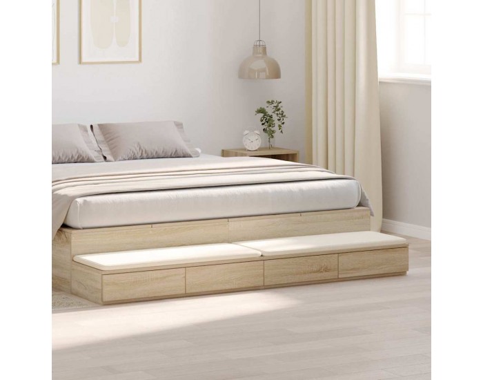 Sonata H Чекмеджета за легло с чекмедже дъб сонома 180 x 36.5 x 16.5 см