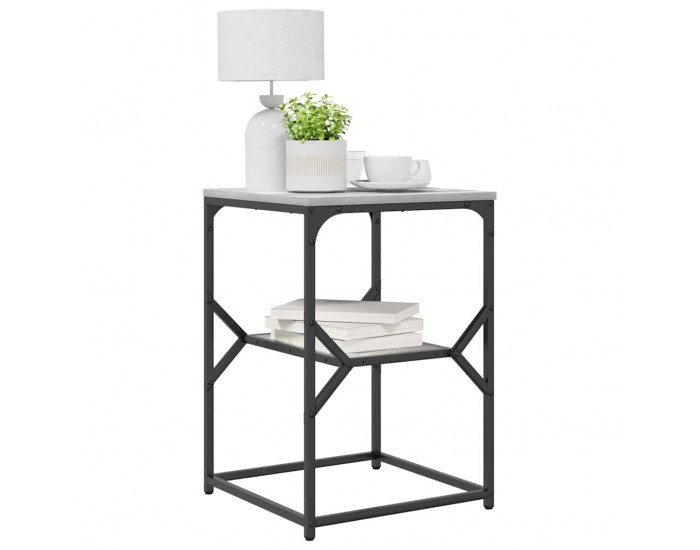 Sonata H Странична маса Сив сонома 41 x 40 x 60 см