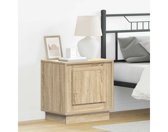Sonata H Нощен шкаф с дъб сонома 44 x 34.5 x 45 см Инженерно дърво